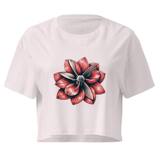 Mechanical Flower Crop Top by The Coxswain Brand