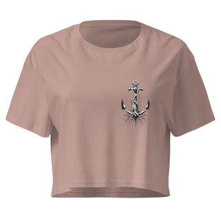 Rooted Anchor Crop Top