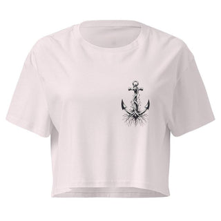 Rooted Anchor Crop Top by The Coxswain Brand