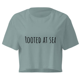 Rooted at Sea Crop Top by The Coxswain Brand